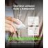 Belkin BoostCharge Compact 45W USB-C PD Fast Charging AC Charger for All iPhone 16 and iPhone 15 Models Samsung Galaxy S25, iPad, AirPods, and More - White